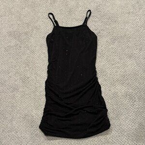 By Debra Sparkly Black Dress, Girl's Large
